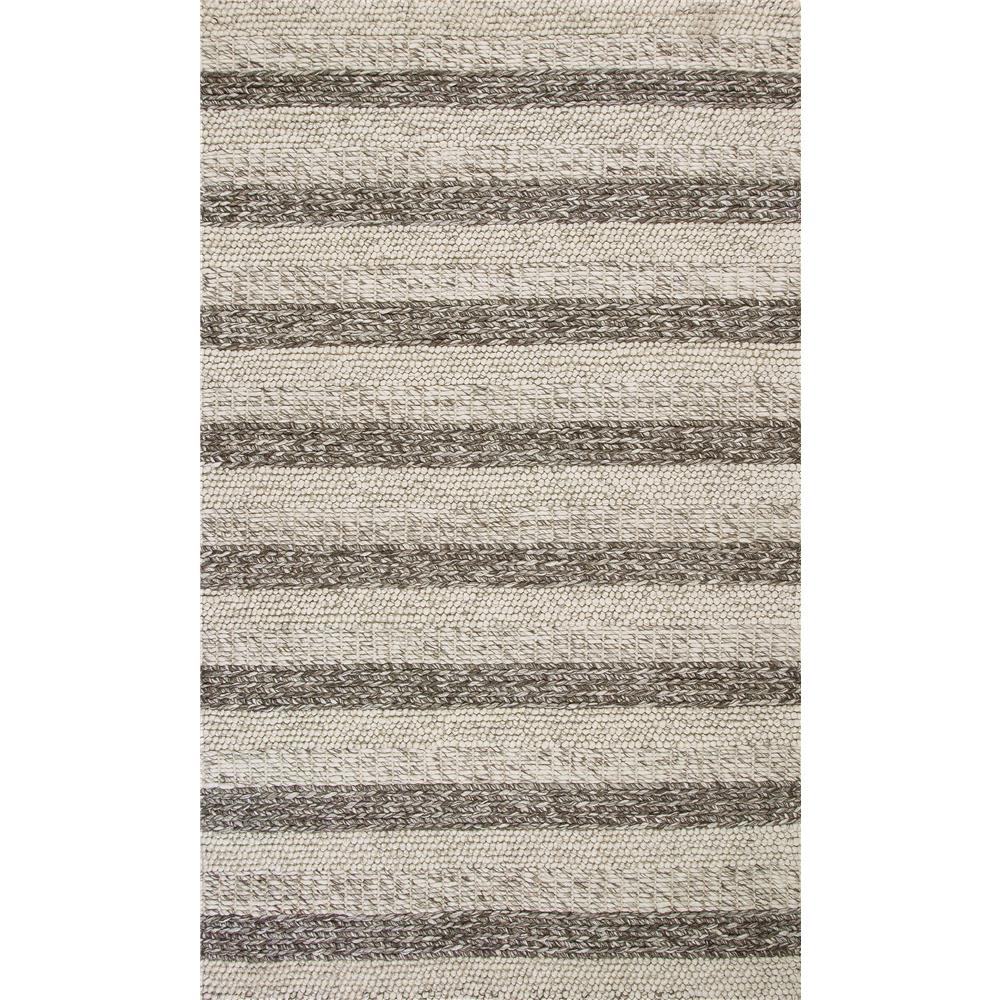 KAS 6158 Cortico 9 Ft. X 13 Ft. Rectangle Rug in Grey/White